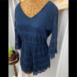 💥💥 Bundle Navy Blue lace romper Alya medium